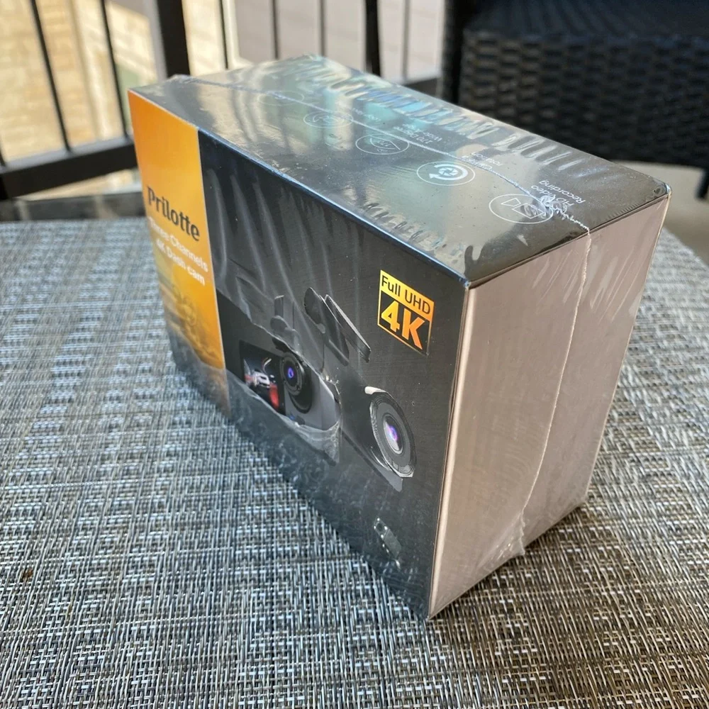 Prilotte 4K Dash Cam with Three Channels